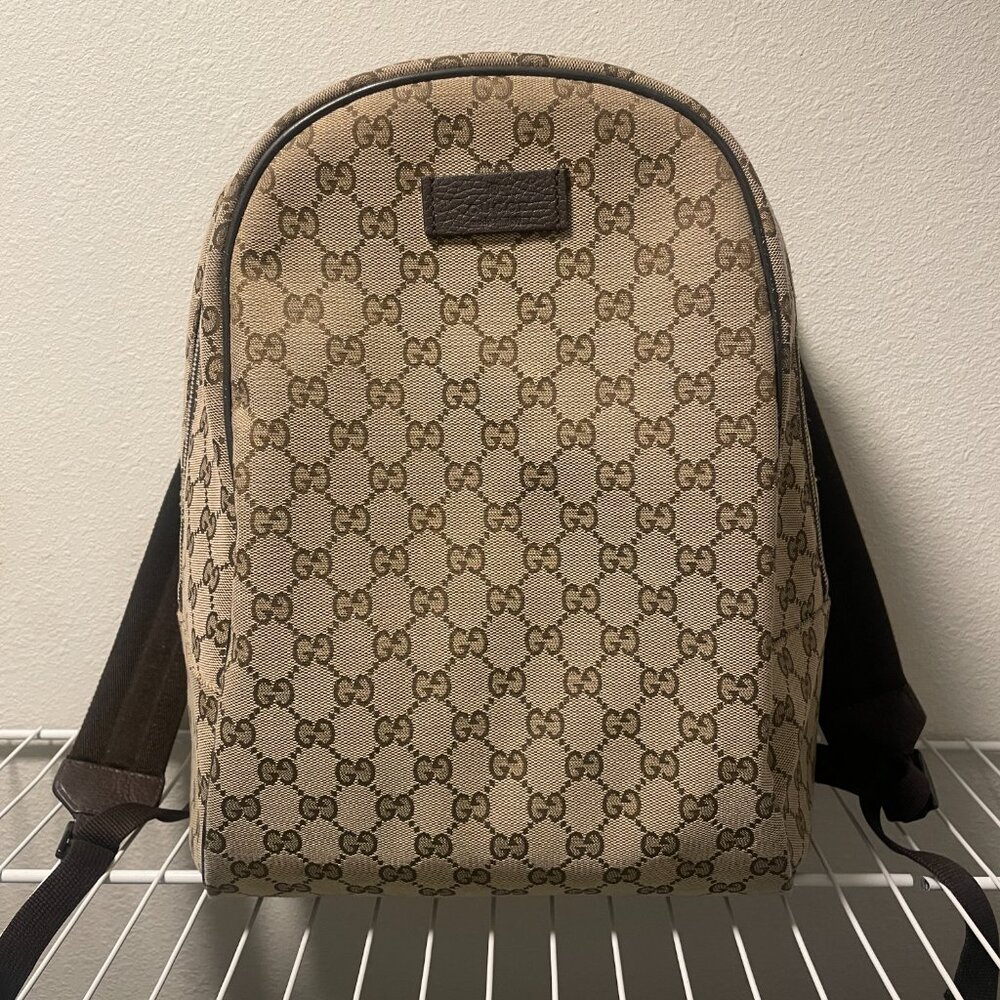 Gucci GG Monogram Travel Backpack